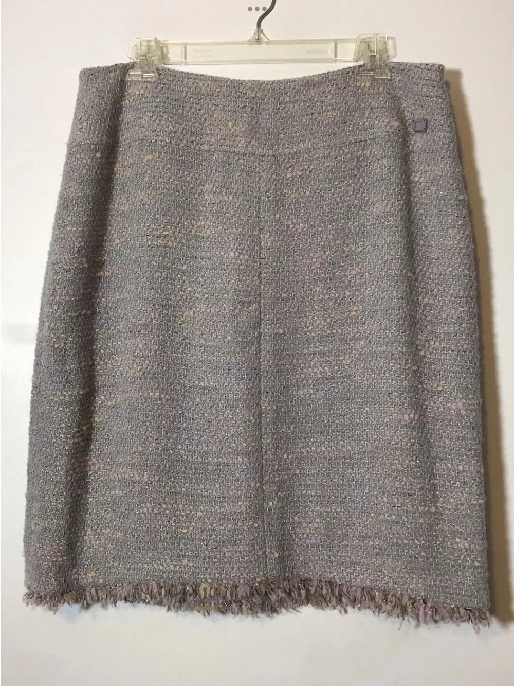 CHANEL Fantasy Tweed Jacket and Skirt set  size 46/44